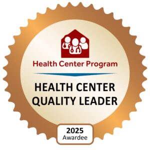 HRSA Bronze Health Center Quality Leader Badge